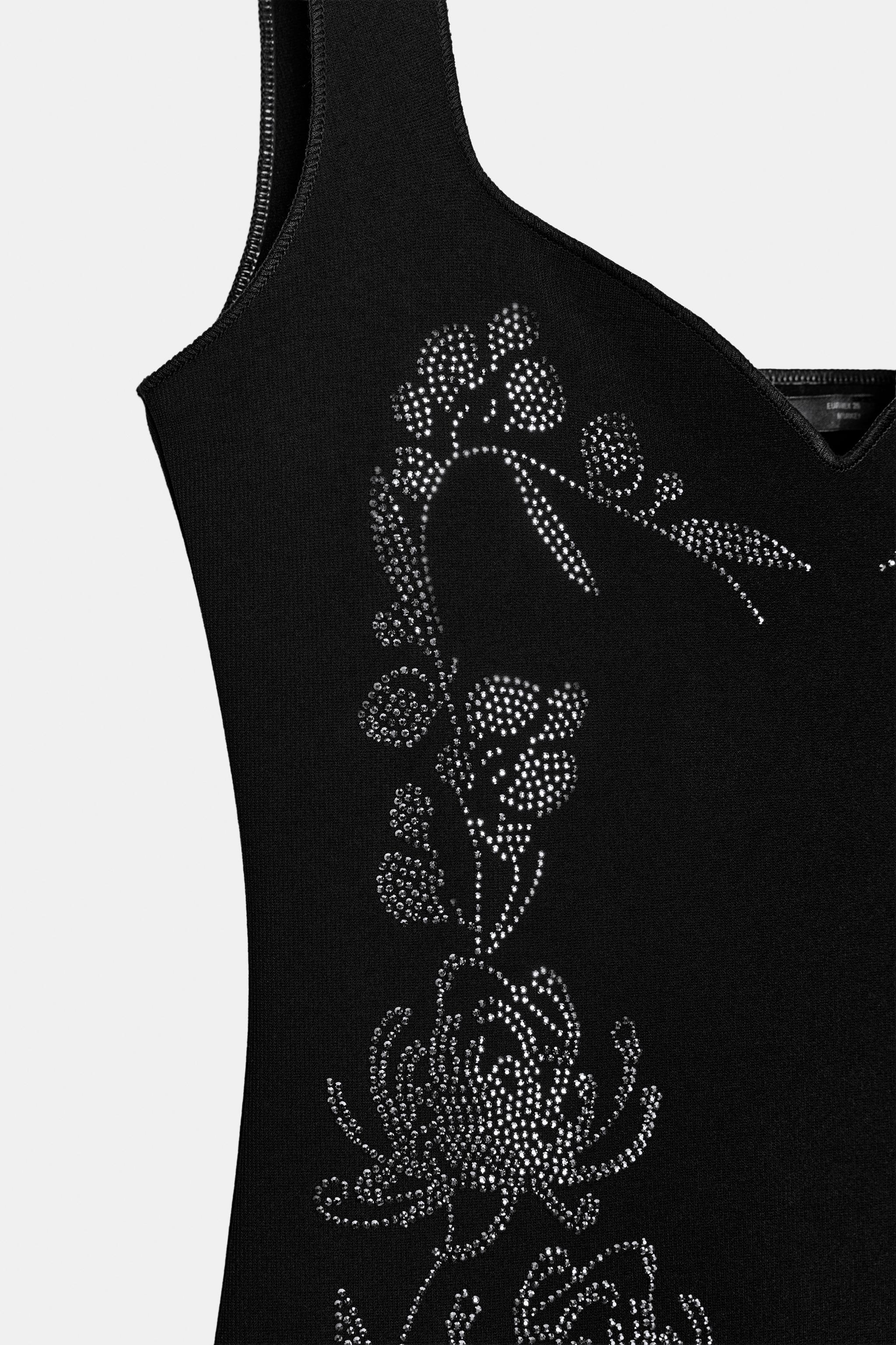 ROBE MI-LONGUE STRETCH BRILLANTE